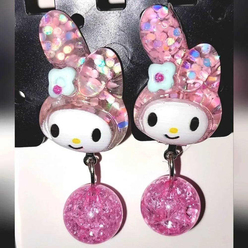 Beautiful fashion clip-on kids earrings
